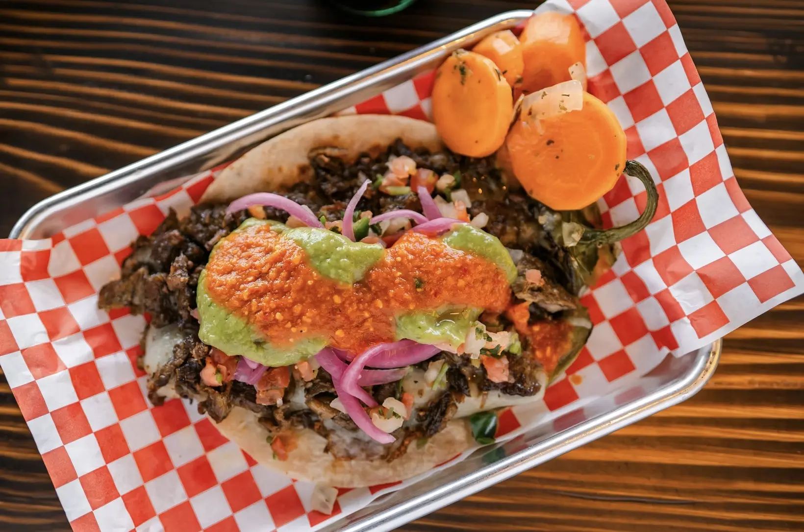 Loaded asada dish